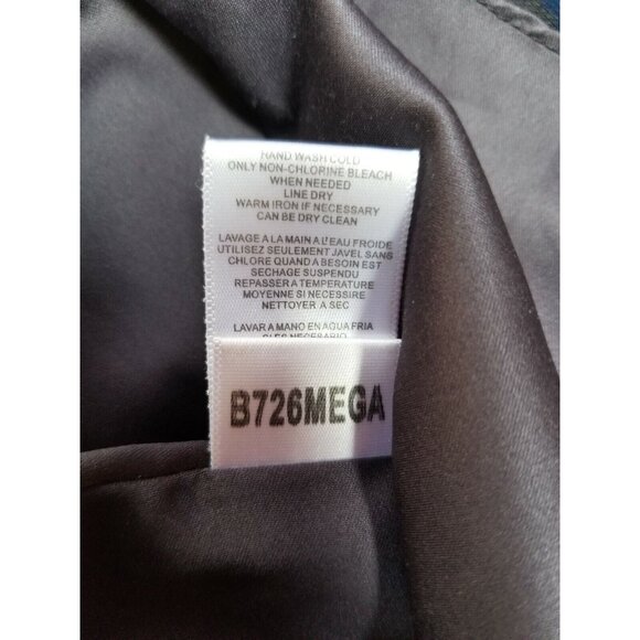 Vintage BCBGENERATION Womens V-neck Empire Waist Dress Size 0 Blue Lined - Picture 7 of 8